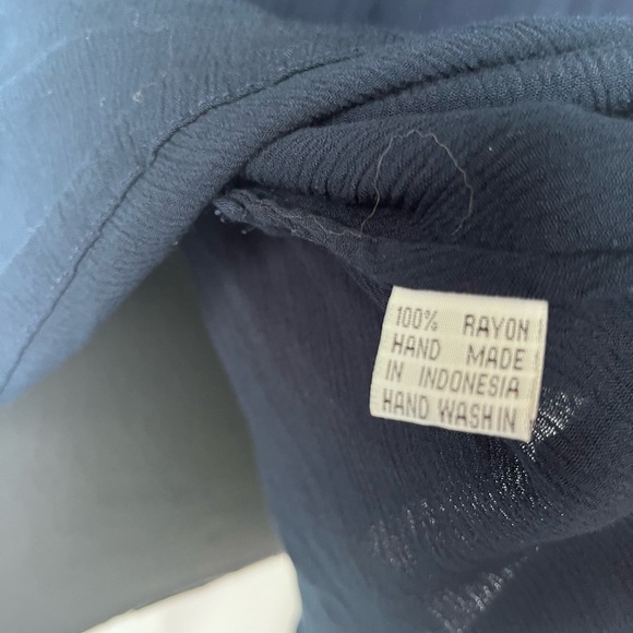 Cleobella Blue V-Neck Sheath Mini Dress - Picture 4 of 5